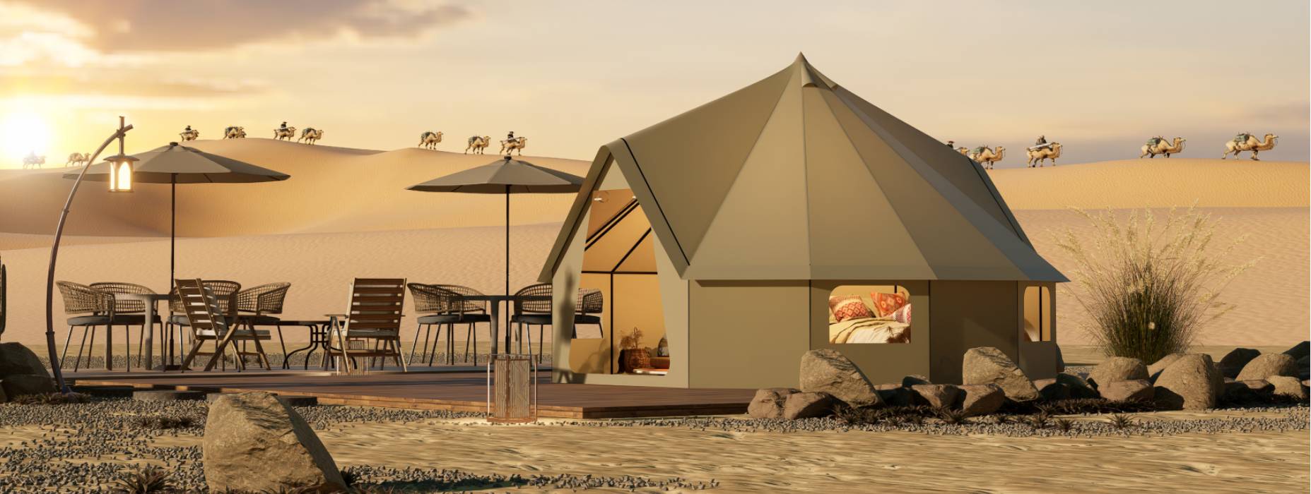 王益区露营酒店帐篷产品